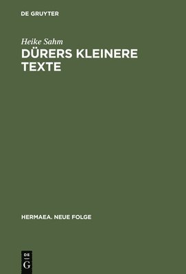 Drers kleinere Texte 1