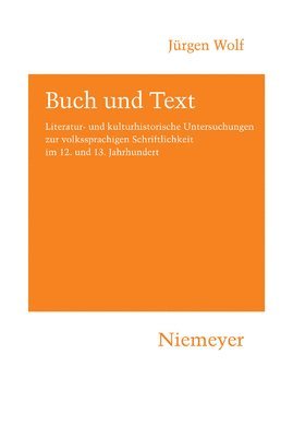 bokomslag Buch und Text