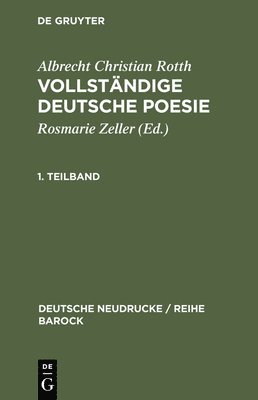 Rosmarie Zeller - Vollständige Deutsche Poesie, Inbunden