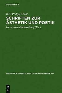 bokomslag Schriften Zur AEsthetik Und Poetik