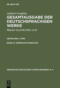 bokomslag Gesamtausgabe der deutschsprachigen Werke, Band III, Vermischte Gedichte