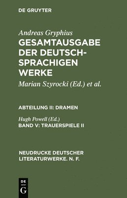 Trauerspiele II 1