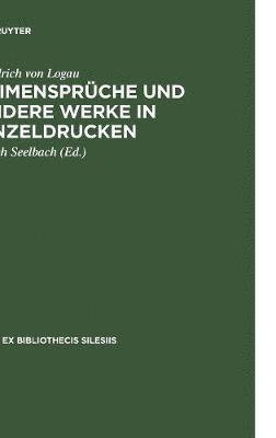 bokomslag Reimenspruche Und Andere Werke in Einzeldrucken