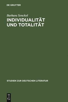 bokomslag Individualitt und Totalitt