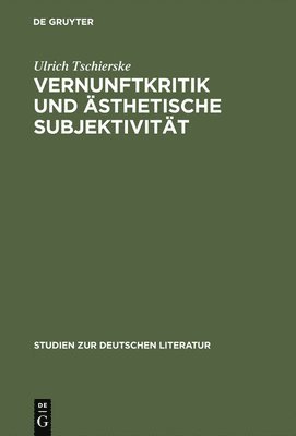 bokomslag Vernunftkritik Und Ästhetische Subjektivität