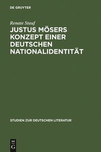 bokomslag Justus Msers Konzept einer deutschen Nationalidentitt