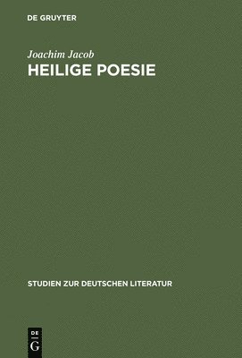 Joachim Jacob - Heilige Poesie, Inbunden