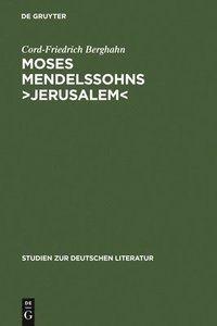 bokomslag Moses Mendelssohns &gt;Jerusalem