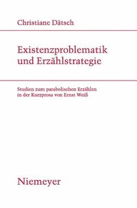 bokomslag Existenzproblematik und Erzhlstrategie