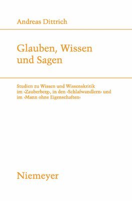 bokomslag Glauben, Wissen Und Sagen