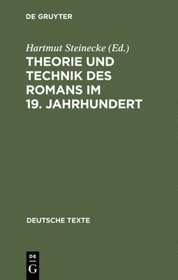 bokomslag Theorie und Technik des Romans im 19. Jahrhundert