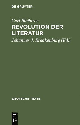 bokomslag Revolution der Literatur