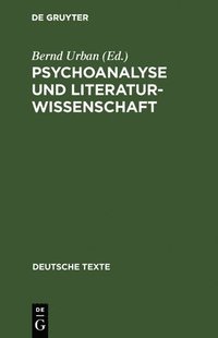 bokomslag Psychoanalyse und Literaturwissenschaft