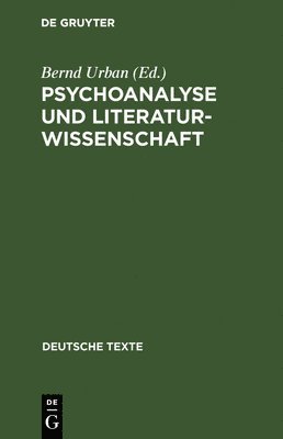 bokomslag Psychoanalyse und Literaturwissenschaft