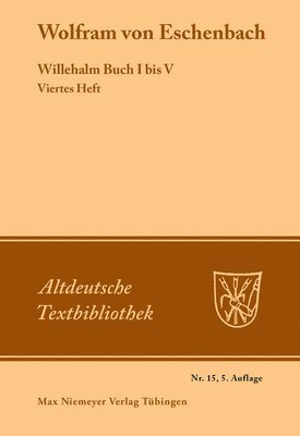 bokomslag Willehalm Buch I bis V