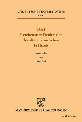 Drei Reichenauer Denkmler der altalemannischen Frhzeit 1