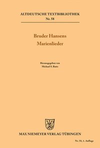 bokomslag Bruder Hansens Marienlieder