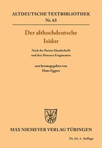 bokomslag Der althochdeutsche Isidor