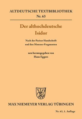 Der althochdeutsche Isidor 1