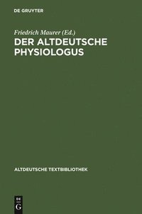 bokomslag Der altdeutsche Physiologus