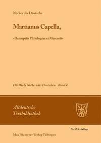 bokomslag Martianus Capella, De Nuptiis Philologiae Et Mercurii