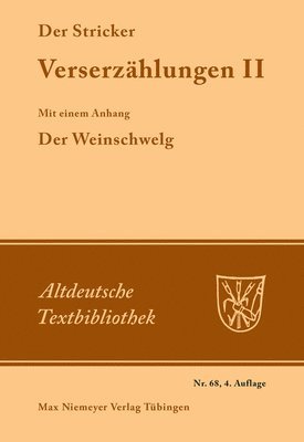 Verserzhlungen II 1