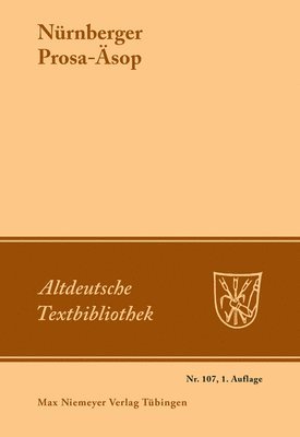Klaus Grubmüller - Nürnberger Prosa-Äsop, Häftad