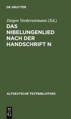 Jürgen Vorderstemann - Nibelungenlied nach der Handschrift n, Inbunden