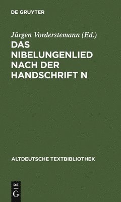 bokomslag Das Nibelungenlied nach der Handschrift n