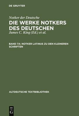 bokomslag Notker Latinus Zu Den Kleineren Schriften