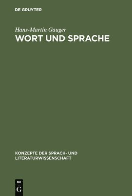 bokomslag Wort und Sprache