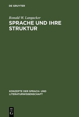 bokomslag Sprache und ihre Struktur