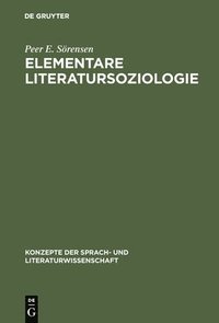 bokomslag Elementare Literatursoziologie