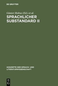 bokomslag Sprachlicher Substandard II