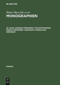 bokomslag Monographien, 25, Dahn, Kr[reis] Pirmasens. Wilgartswiesen, Kr[eis] Pirmasens. Iggelbach, Kr[eis] Bad Drkheim
