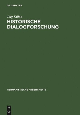 bokomslag Historische Dialogforschung