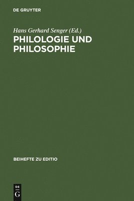 Philologie und Philosophie 1