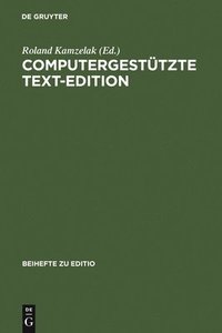 bokomslag Computergesttzte Text-Edition