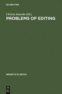 bokomslag Problems of Editing