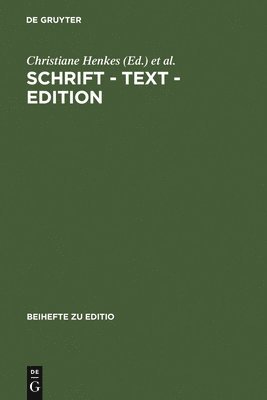 Schrift - Text - Edition 1