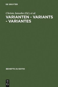 bokomslag Varianten - Variants - Variantes