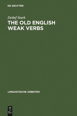 bokomslag old English weak verbs