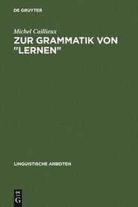 bokomslag Zur Grammatik Von Lernen