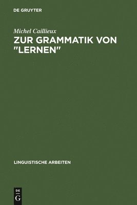 bokomslag Zur Grammatik Von Lernen