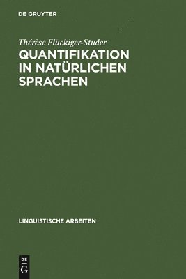 bokomslag Quantifikation in natürlichen Sprachen