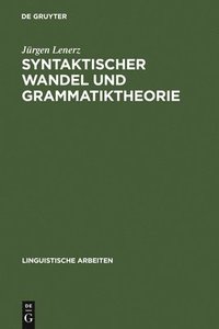 bokomslag Syntaktischer Wandel und Grammatiktheorie