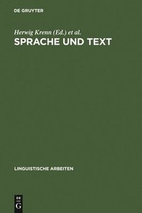 bokomslag Sprache und Text