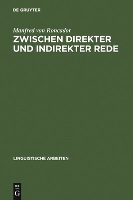 bokomslag Zwischen direkter und indirekter Rede