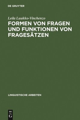 bokomslag Formen von Fragen und Funktionen von Fragesätzen