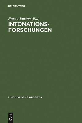 bokomslag Intonationsforschungen